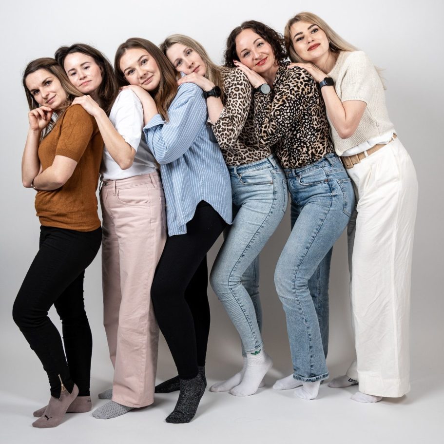 gruppenfoto freundinnen studio leipzig fotoshooting